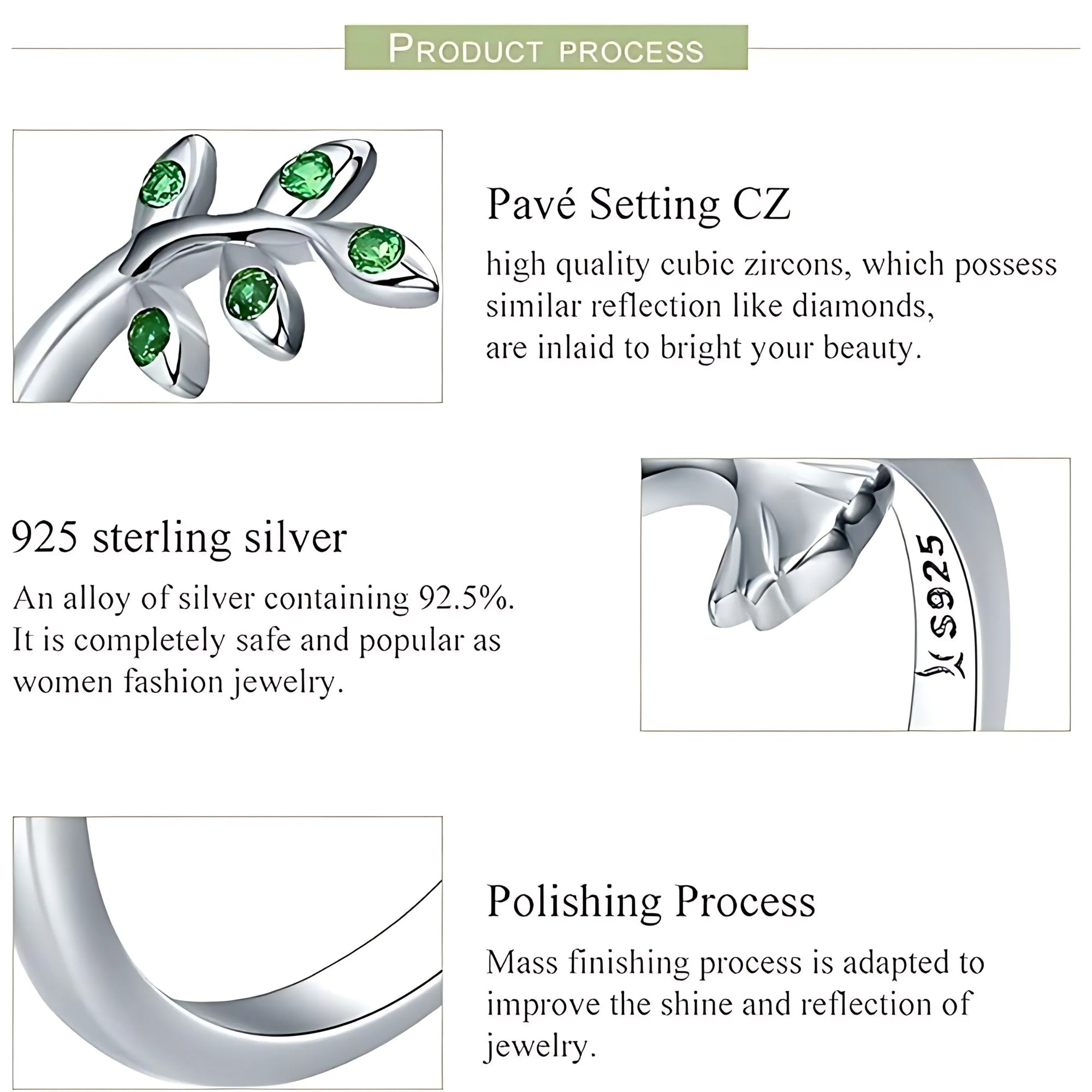 Sterling Silver Bird & Leaf Ring — A Lightness That Lands